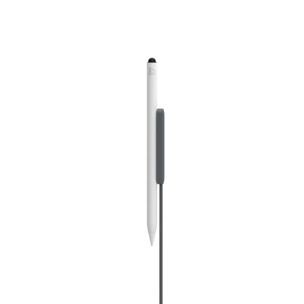 iPad Air 11 Chip M3 - 128GB - Morado + Lapiz Óptico ZAGG Pro Stylus 2 con punta - Blanco - Image 5