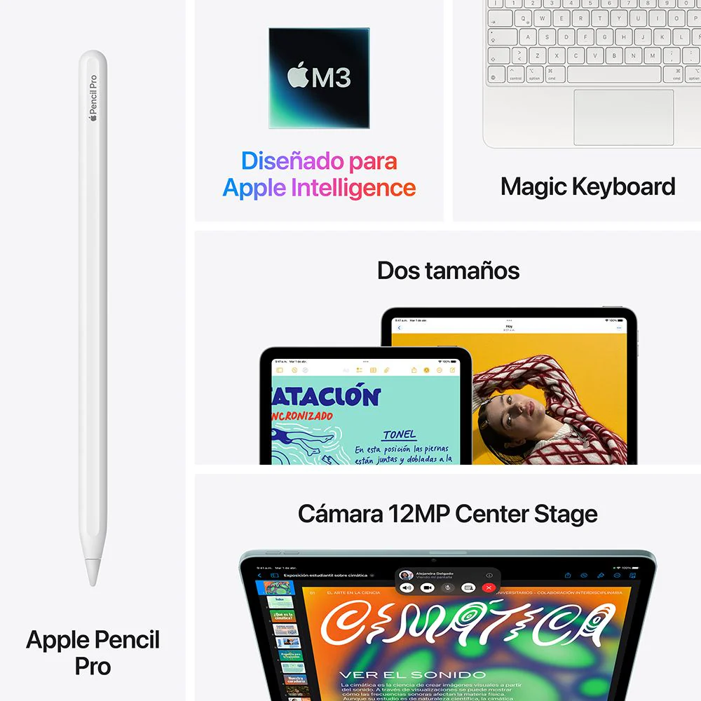 iPad Air de 13 pulgadas Wi-Fi 128 GB - Gris espacial (M3) - Image 9