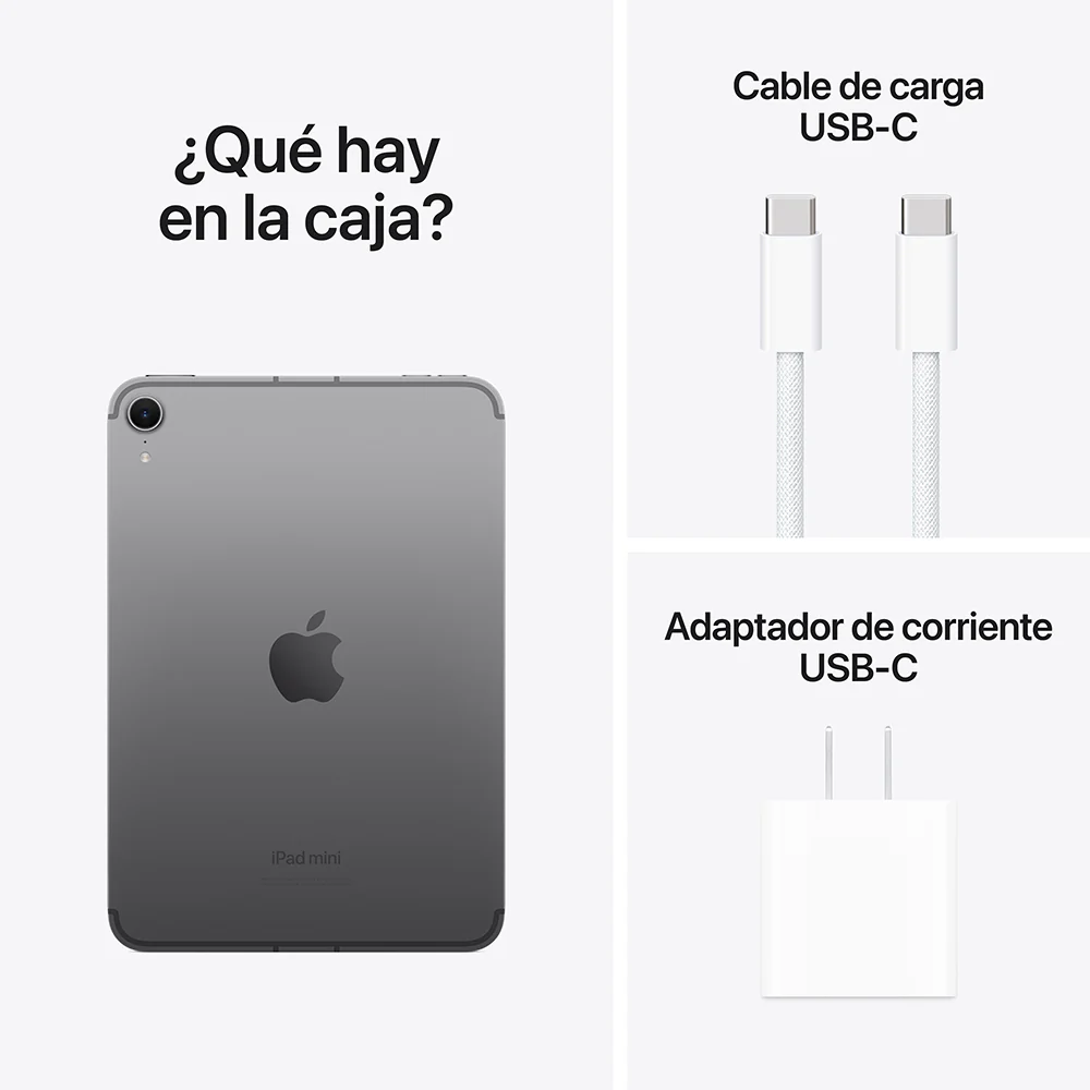 iPad mini Wi-Fi + Cellular 128 GB - Gris espacial (A17 Pro) - Image 10