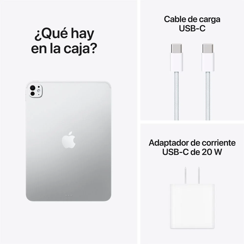 iPad Pro de 11 pulgadas Wi-Fi 2 TB Vidrio estándar - Color plata (M5) - Image 9