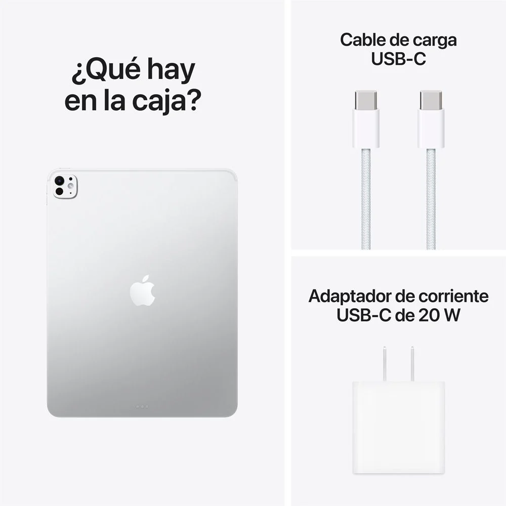 iPad Pro de 13 pulgadas Wi-Fi 2 TB Vidrio estándar - Color plata (M5) - Image 9