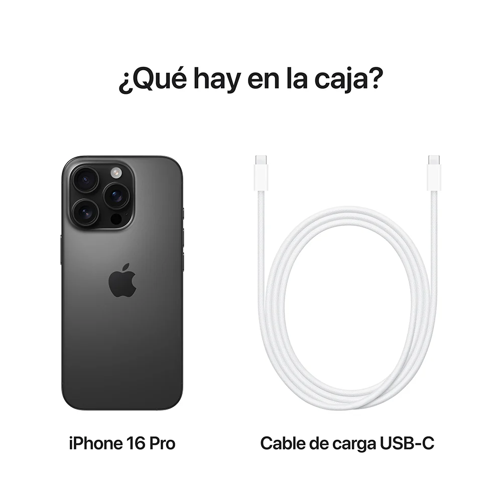 iPhone 16 Pro 128 GB Titanio negro - Image 9
