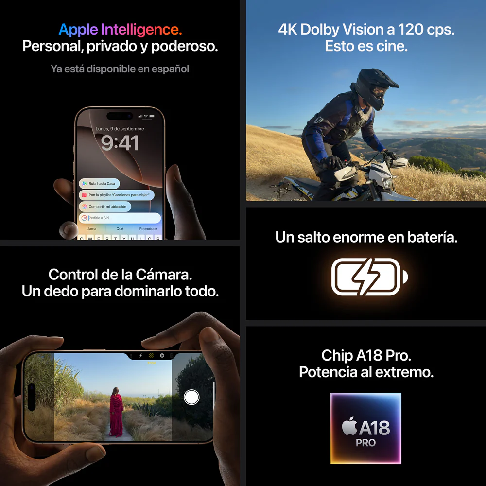 iPhone 16 Pro Max 256 GB Titanio negro - Image 8