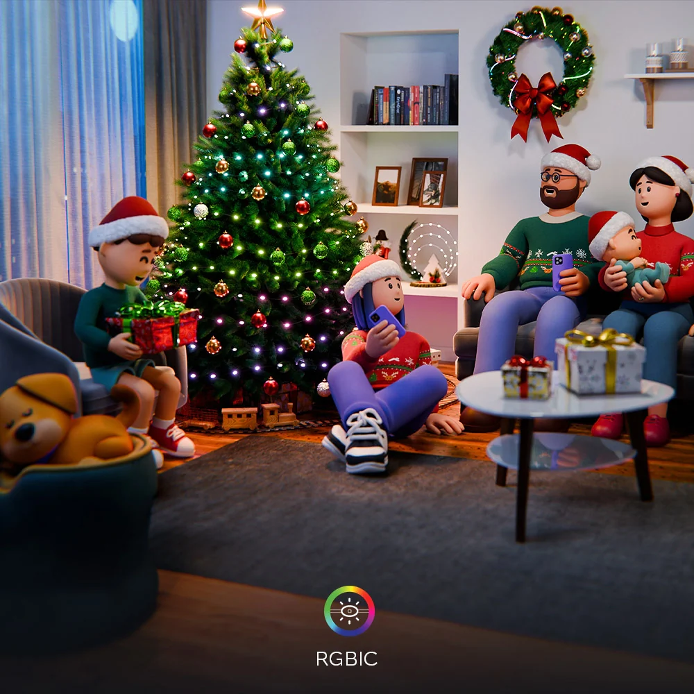 Luces Nexxt Navideñas Inteligentes Wi-Fi LED 2m - Multicolor - Image 3