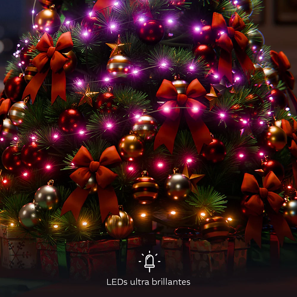 Luces Nexxt Navideñas Inteligentes Wi-Fi LED 2m - Multicolor - Image 4