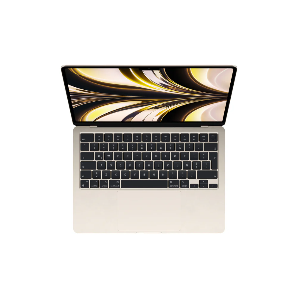 MacBook Air de 13 pulgadas: Chip M2 de Apple con CPU de ocho núcleos y GPU de ocho núcleos, 256 GB SSD - Blanco estrella - Image 3