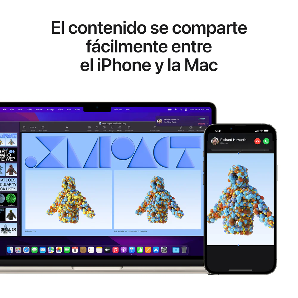 MacBook Air de 13 pulgadas: Chip M2 de Apple con CPU de ocho núcleos y GPU de ocho núcleos, 256 GB SSD - Blanco estrella - Image 9