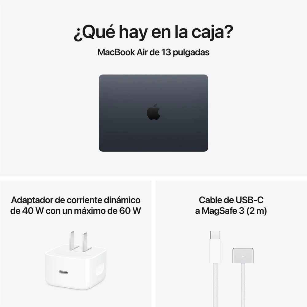 MacBook Air de 13 pulgadas: Chip M5 de Apple con CPU de 10 núcleos y GPU de 10 núcleos, 1 TB SSD - Azul medianoche - Image 9