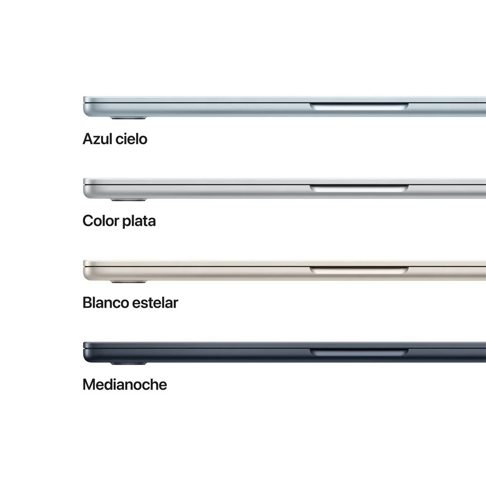 MacBook Air de 13 pulgadas: Chip M5 de Apple con CPU de 10 núcleos y GPU de 10 núcleos, 1 TB SSD - Azul cielo - Image 3