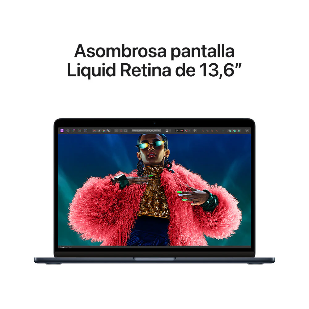 MacBook Air de 13 pulgadas: Chip M3 de Apple con CPU de 8 núcleos y GPU de 8 núcleos, 256 GB SSD - Azul medianoche - Image 5