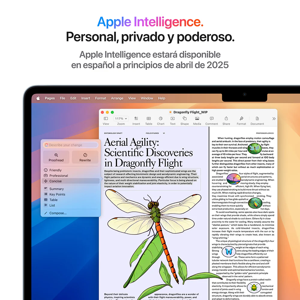 MacBook Air de 15 pulgadas: Chip M4 de Apple con CPU de 10 núcleos y GPU de 10 núcleos, 512 GB SSD - Azul cielo - Image 6
