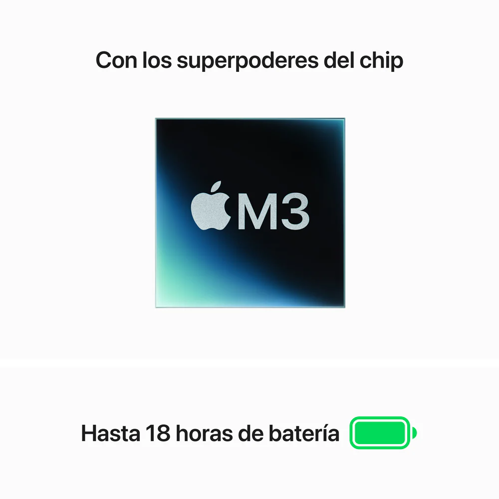 MacBook Air de 15 pulgadas: Chip M3 de Apple con CPU de 8 núcleos y GPU de 10 núcleos, 512 GB SSD - Gris espacial - Image 4