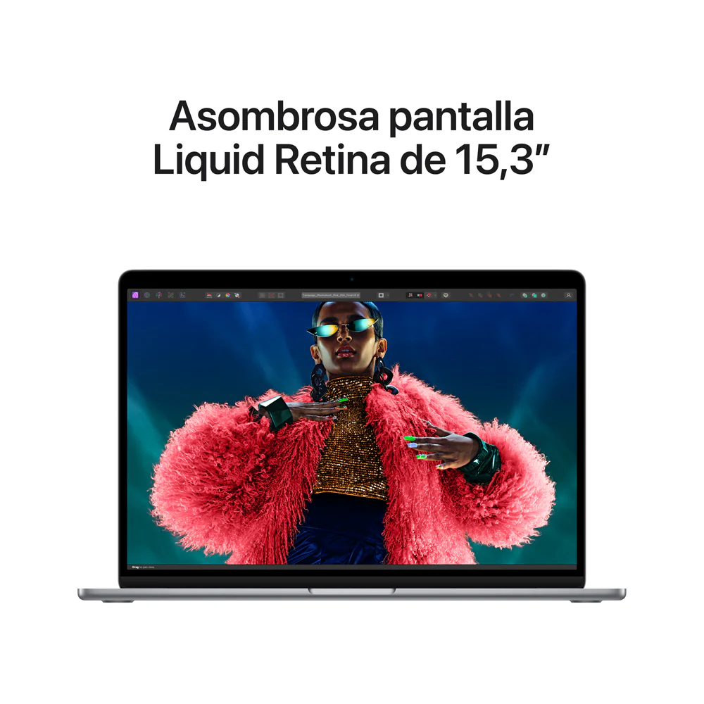 MacBook Air de 15 pulgadas: Chip M3 de Apple con CPU de 8 núcleos y GPU de 10 núcleos, 512 GB SSD - Gris espacial - Image 5