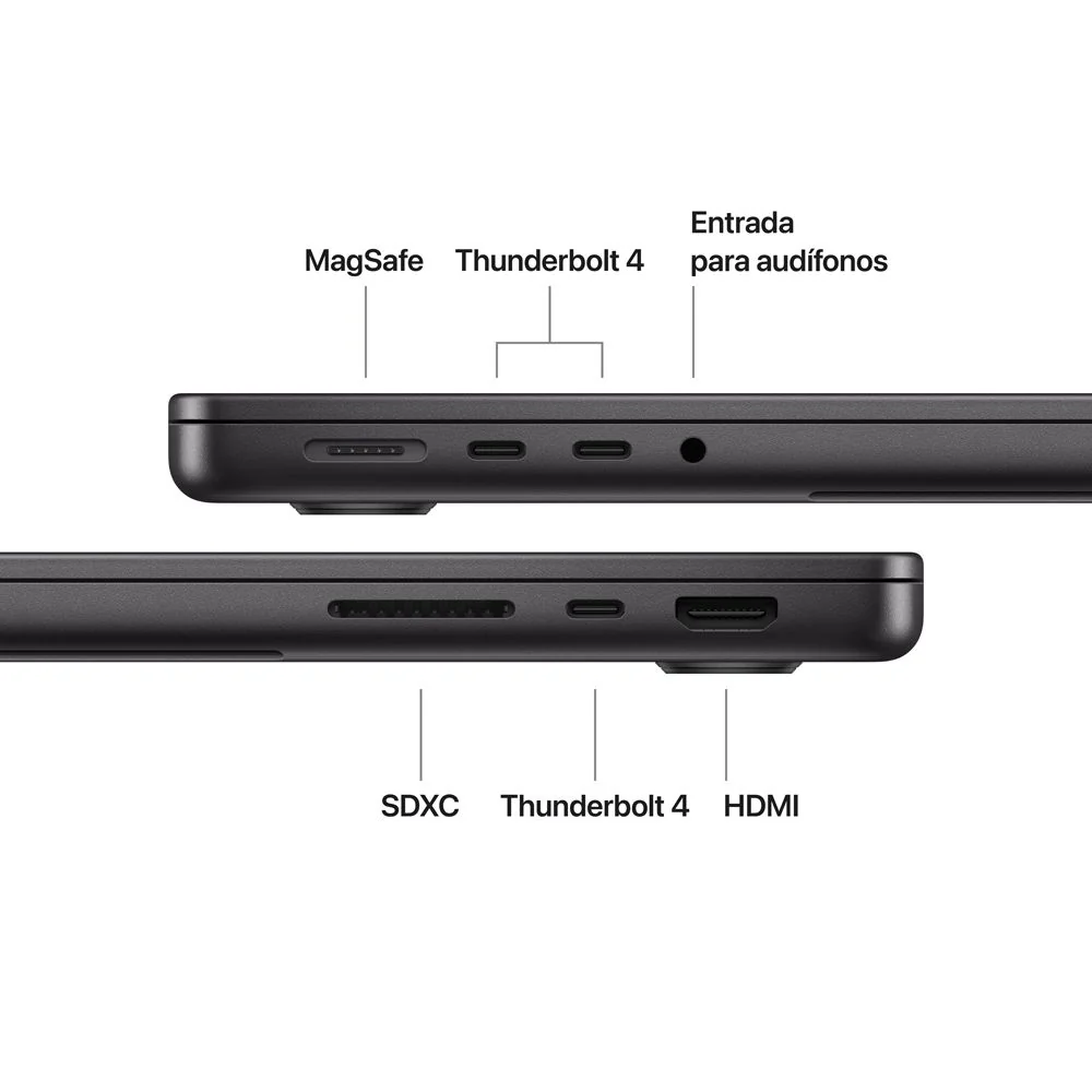 MacBook Pro de 14 pulgadas: Chip M5 de Apple con CPU de 10 núcleos y GPU de 10 núcleos, 1 TB SSD - Negro espacial - Image 7