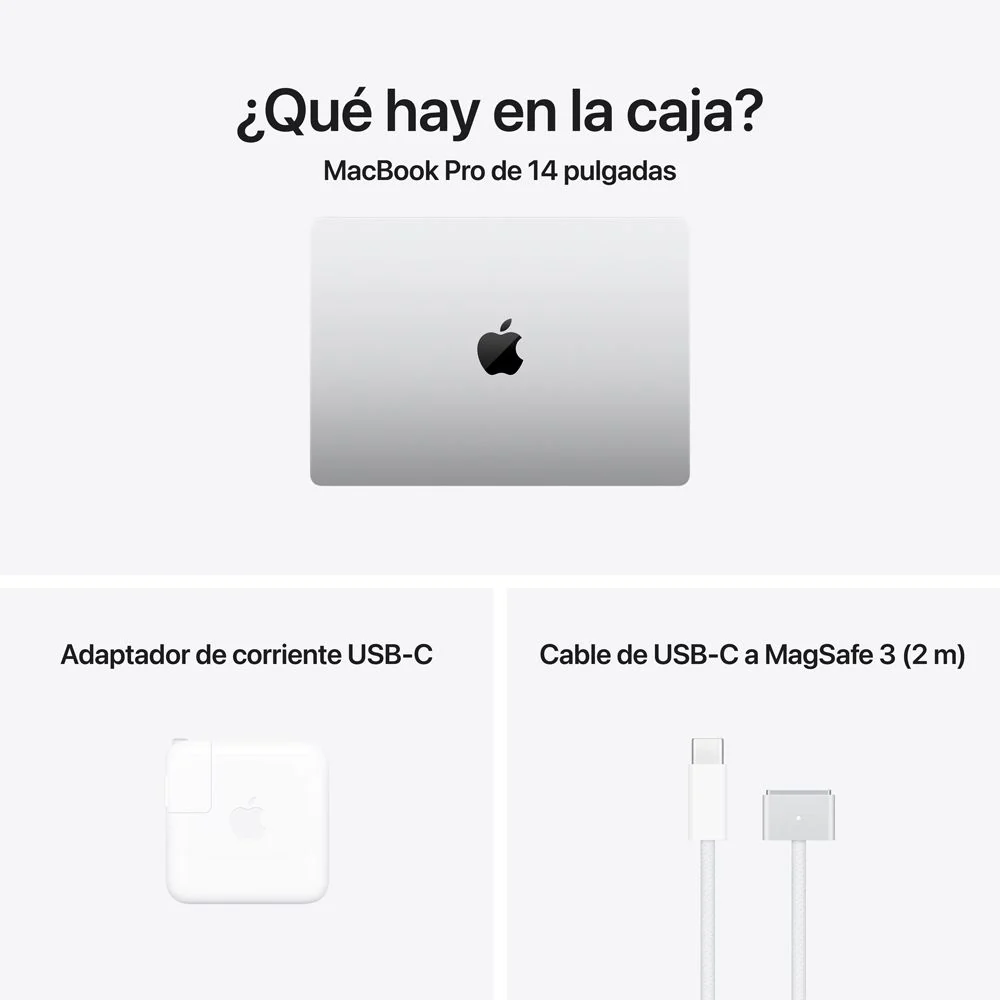 MacBook Pro de 14 pulgadas: Chip M5 de Apple con CPU de 10 núcleos y GPU de 10 núcleos, 1 TB SSD - Color plata - Image 9