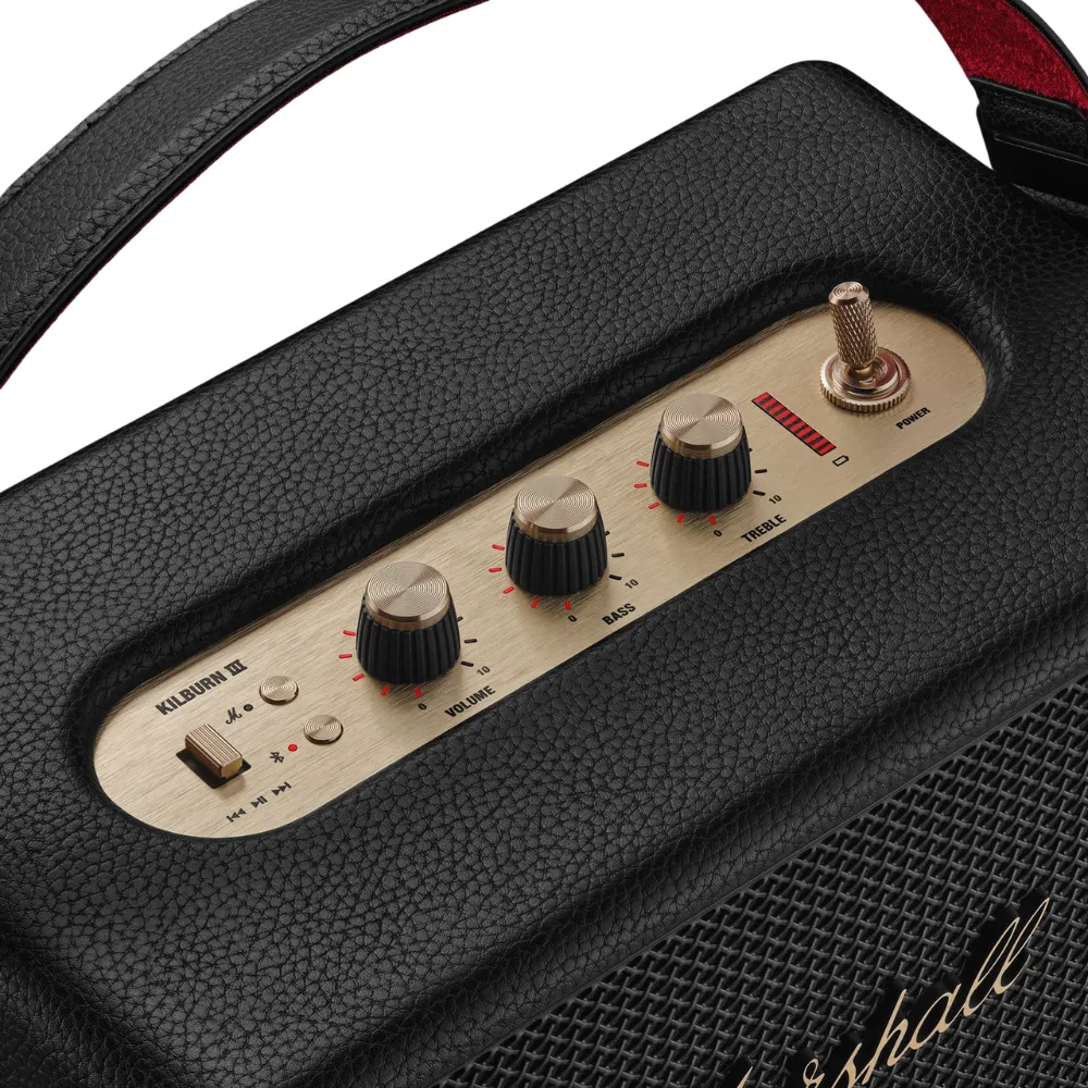 Parlante Marshall Portátil Kilburn III Bluetooth - Negro y Marrón - Image 5