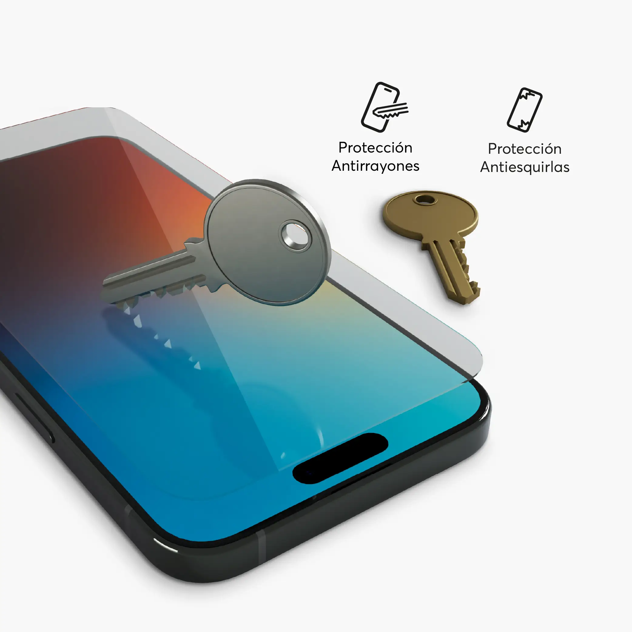 Protector de Pantalla NCO GlassGuard para iPhone 15 Pro Max - Image 4