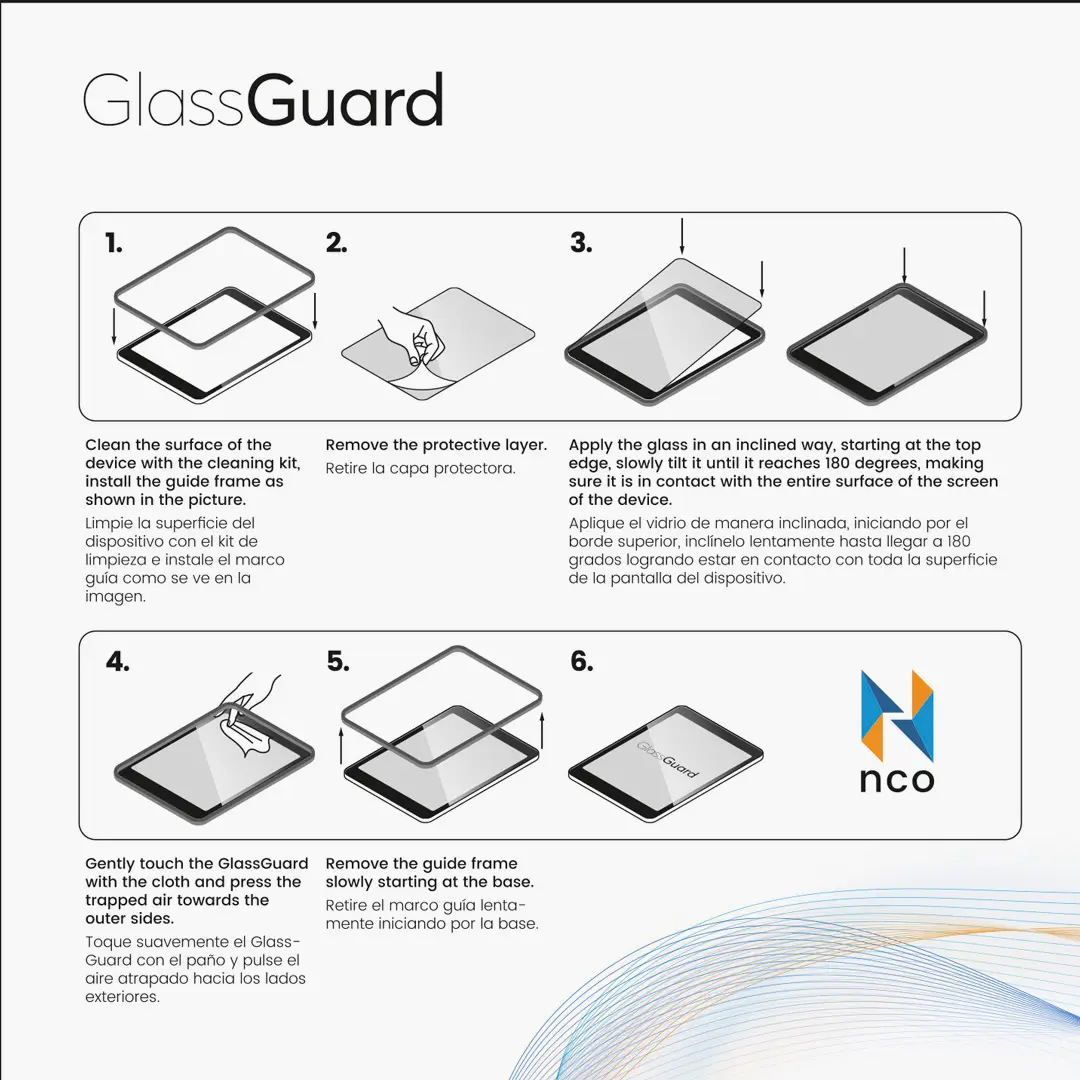 Protector de Pantalla NCO GlassGuard para iPad Pro 12.9 - Image 3