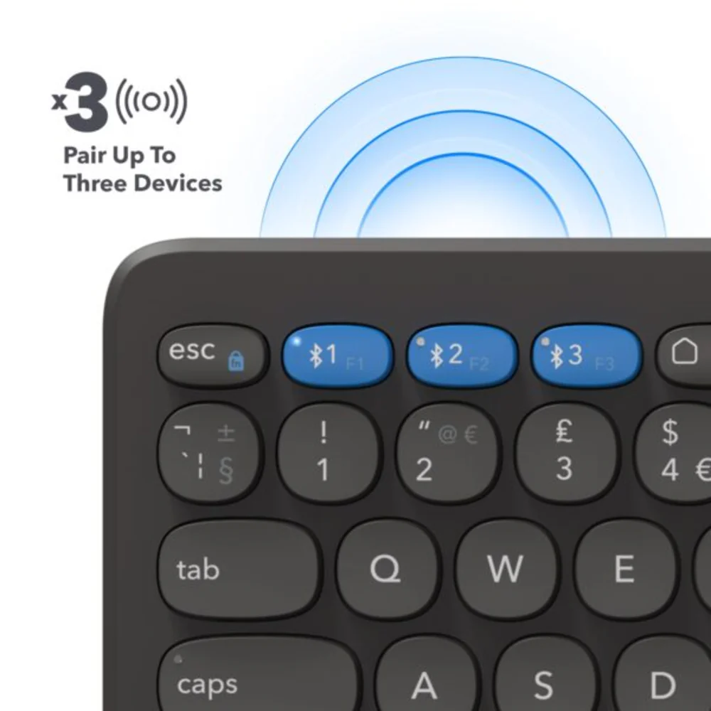 Teclado de Escritorio ZAGG de 12 de Carga Inalámbrica - Negro - Image 6