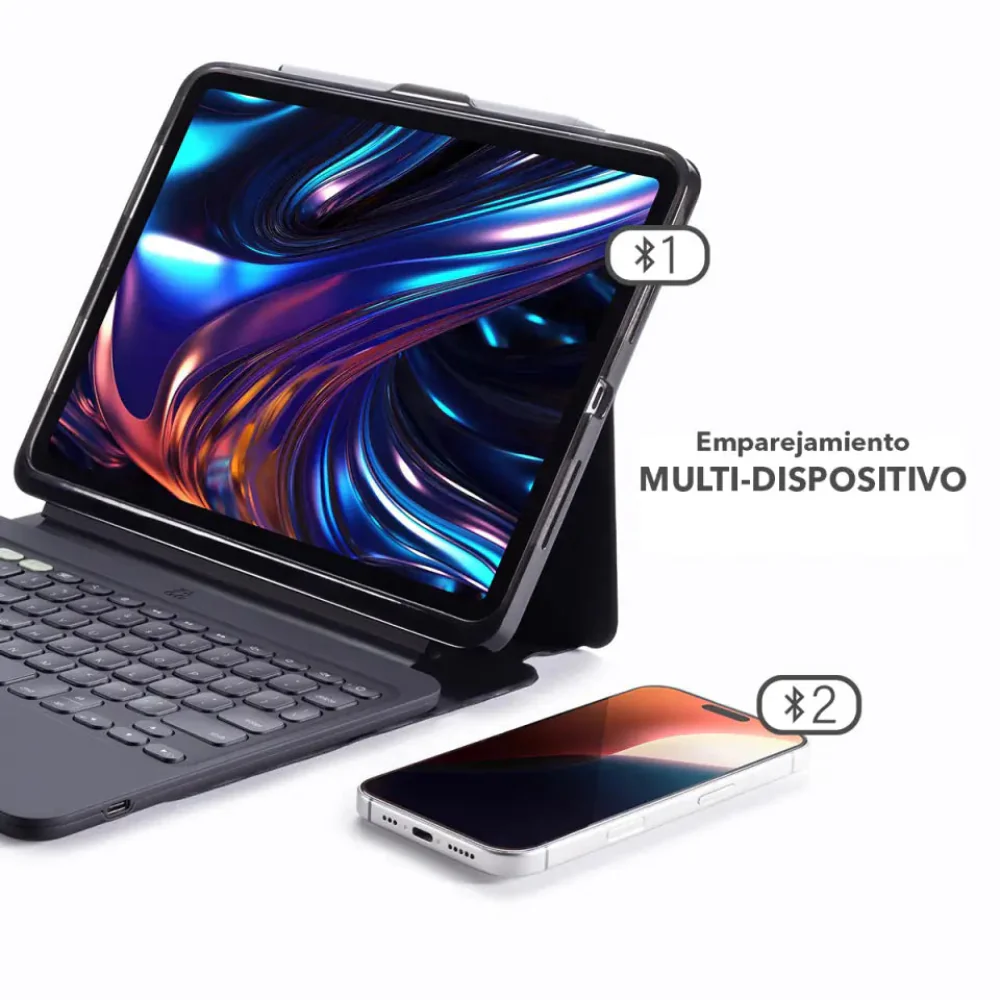 Teclado Zagg con funda Pro Keys 2 para iPad Pro 13 M4 - Negro - Image 7